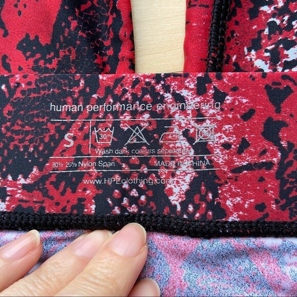 HPE Human Performance Engineering Snake Print Compression Leggings S - Picture 6 of 11